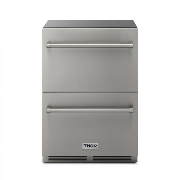 THOR Kitchen Indoor/Outdoor Double Drawer Refrigerator - TRF24U