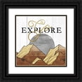 thumbnail image 1 of Perrenoud, Aubree 15x15 Black Ornate Wood Framed with Double Matting Museum Art Print Titled - Go Explore, 1 of 4