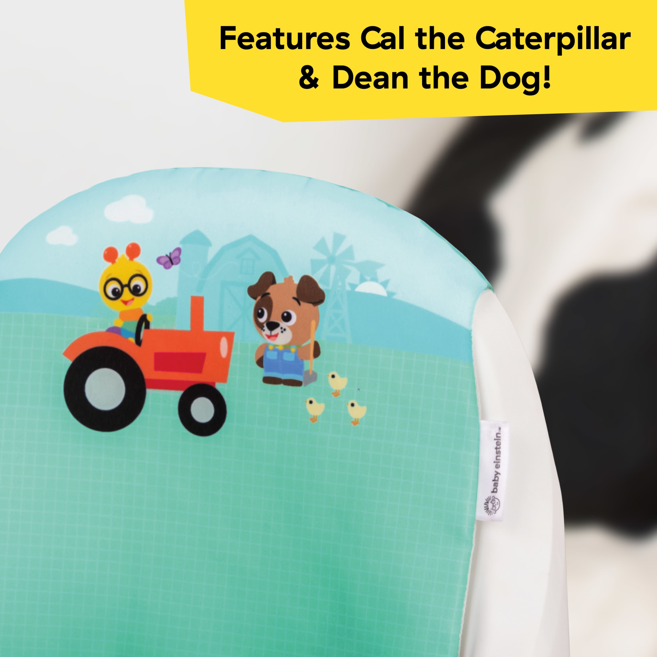 Baby Einstein Farm Explorers Snack & Steer 2 in 1 Feeding Seat, Ages 6-36 months