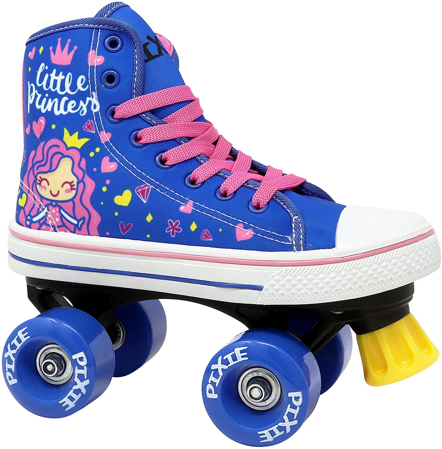 Lenexa Roller Skates for Girls - Pixie Mermaid Kids Quad Roller