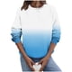 thumbnail image 2 of Xuyuer Women's Valentines Day Tops Casual Crewneck Funny Graphic Long Sleeve Shirts Cute Loose Fit Lightweight Dressy Sweatshirt, 2 of 5