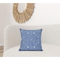 thumbnail image 3 of HomeRoots 416940 5 x 20 x 20 in. Light White Blown Seam Geometric Indoor & Outdoor Throw Pillow, 3 of 5