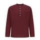thumbnail image 4 of Blusa y camisa de manga larga con cuello alto para hombre, informal, a la moda, con cuello alto, transpirable, de poliéster, 4 of 5