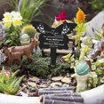 thumbnail image 2 of Cemetery Butterfly Stake Memorial Sign Marker Acrylic Butterfly Graveyard Plaque Cemetery Stake, 2 of 5