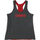 thumbnail image 3 of Mitchell & Ness - Camiseta sin mangas de malla reversible para mujer, color rojo, grande, 3 of 4