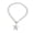 silver, variant on Romance Love Symbol Clavicle Chain Star OT Clasp Pendant Necklace Iron Alloy Charm Jewelry For Daily Wear