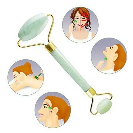 Royal Jade Roller Massager, Face Slimming and Lifting Tool Facial Massage Slimmer to Rejuvenate, Decongest and Relax Face, Neck, Back, Arms, Legs, Body