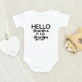 thumbnail image 2 of Newbabywishes - Hello Grandma & Grandpa Baby Clothes for Boys and Girls - Newborn Baby Clothes, 2 of 4