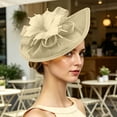 thumbnail image 5 of SAWOBUUN Women Elegant Fascinator Hat Vintage Floral Mesh Headpiece, 5 of 6