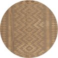 thumbnail image 1 of Ahgly Company Indoor Round Contemporary Light Brown Southwestern Area Rugs, 9' Round, 1 of 6