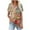 Yellow, variant on Cilsoka Blouses for Women Dressy Casual Short Sleeve, Womens Summer Tops Dressy Casual Short Sleeve Henley V Neck T Shirts Trendy Boho Floral Tunic Blouses Cute Flowy Tees