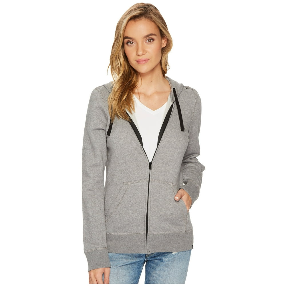 Hurley - Hurley Womens Solid Icon Zip Fleece Hooded Jacket (Heather ...