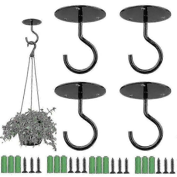 Heavy Duty Wall Mount Ceiling Hook, 4 Pieces Ceiling Hooks For Hanging Plants A