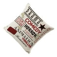 thumbnail image 2 of Moyic Funda de cojín con letras y patrón de cine, funda de almohada de lino de primera calidad con subtítulos de película Retro, amplia Decoración del hogar Como se muestra, 2 of 6