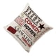 thumbnail image 2 of Monstrate Funda de almohada con subtítulos de película Retro, tamaño adecuado, lino de primera calidad, fácil de limpiar, amplia aplicación Decoración del hogar Como se muestra, 2 of 6