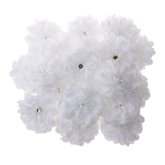 20pcs Flores Sin Artificial Seda Decoración Boda Partido Casero Soledad Flor artificial