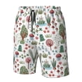 thumbnail image 5 of Naloa Frog and Forest Plants Men's Beach Shorts, Surfing shorts, Swim trunks, Quick Dry Swim Trunks for Surfing Beach Fun - X-Large, 5 of 9