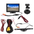 thumbnail image 2 of Backup Camera Monitor Kit, Backup Camera System Kit 5in Rearview Monitor V1 V2 Video Input High Definition 12-24V for Vehicles, 2 of 7