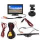 thumbnail image 1 of 1 monitor de 5,0 pulgadas, 1 cámara para matrícula, 1 cable de vídeo, 2 cables de alimentación, 1 soporte, 1 manual, 1 of 15