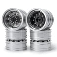 thumbnail image 4 of Baohd Easy To Replace And Install Wheel Hub For 1/14 RC Truck Rear Wheel Rim Car Durable Long Service Life Silver, 4 of 6