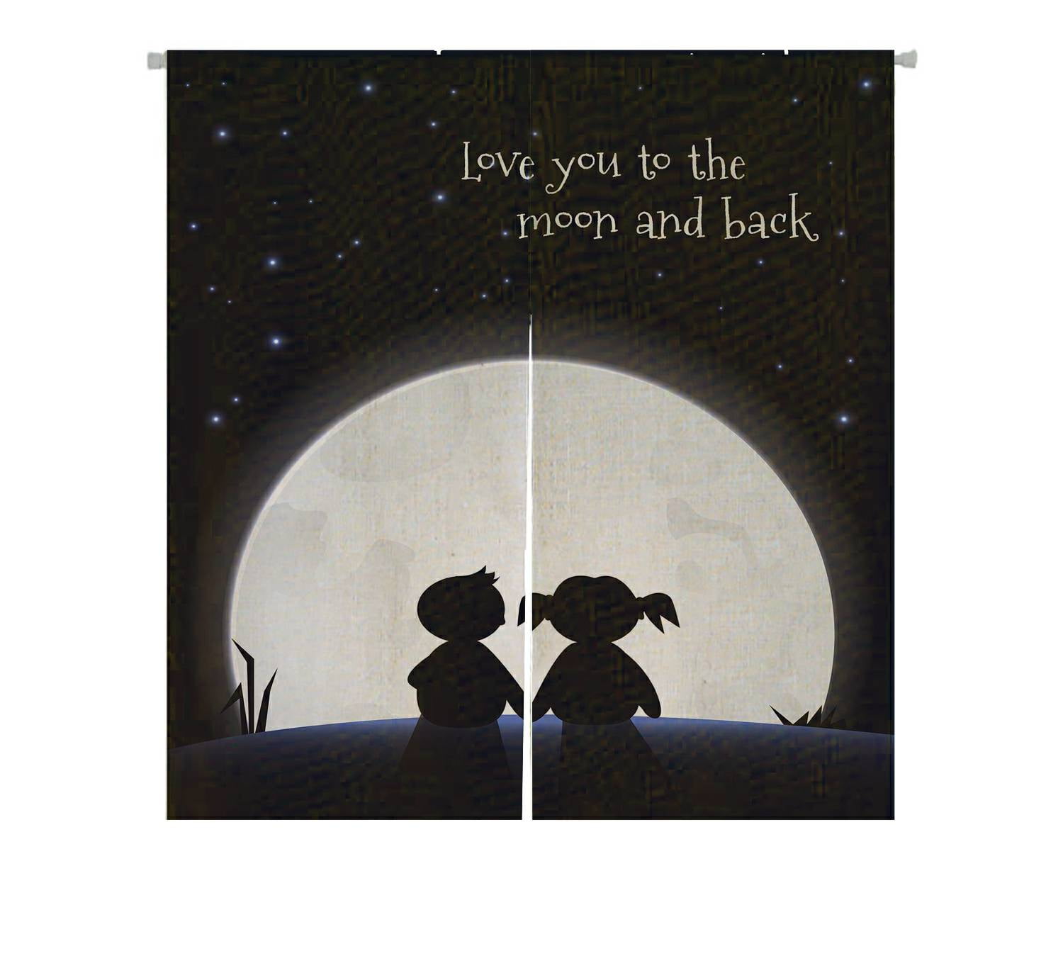 Eczjnt Love You To The Moon Valentine Card Romantic Night Japanese Noren Curtain Doorway Door Window Treatment Curtains Cotton Linen Curtain Size 85x90 Cm Walmart Com Walmart Com Eczjnt Love You To The Moon Valentine Card Romantic Night Japanese Noren Curtain Doorway Door Window Treatment Curtains Cotton Linen Curtain Size 85x90 Cm Walmart Com Walmart Com
