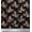 Black, variant on Soimoi Black Cotton Duck Fabric Leaves,Floral & American Robin Bird Printed Fabric 1 Yard 42 Inch Wide