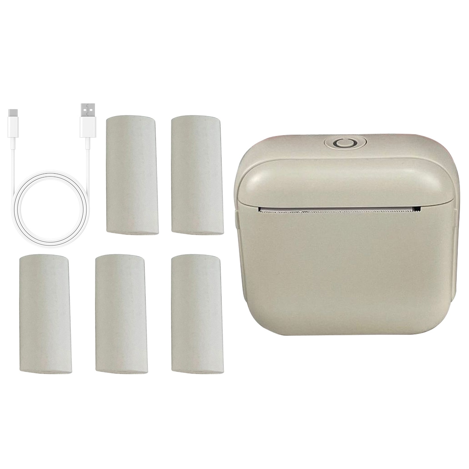 Rechargeable Portable Miniature Sticker Printer For Instants Label Receipt Photo Printing Easy Wireless Operations