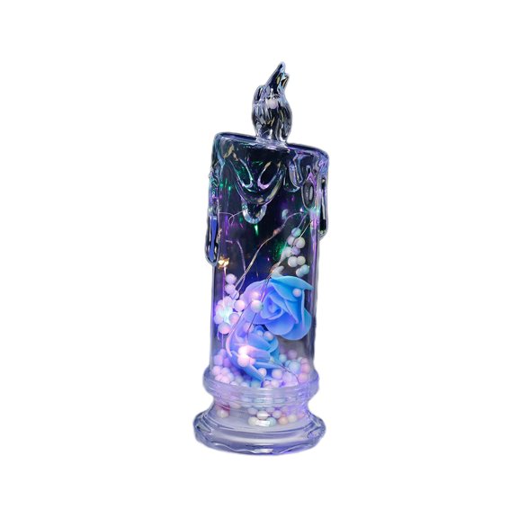 Clearance Tunhigl Candle Lamp Creatives Nightlight Bedroom Bedside Lamp Ambiance Lamp Creatives Gift Table Top Decoration