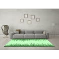 thumbnail image 3 of Ahgly Company Indoor Rectangle Solid Emerald Green Modern Area Rugs, 5' x 7', 3 of 4