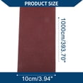 thumbnail image 4 of Papel de lija de larga duración P80 Unique Bargains 393.70"x3.94" Rollo de lija roja de terciopelo 1 pieza, 4 of 6
