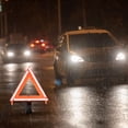 thumbnail image 4 of WORKKOOL 3 Pack Foldable Warning Reflective Triangles with Carrying Case, Heavy Base Roadside Triangles for Vehicles Breakdown, Safty Reflector DOT Approved(Sand Filled)…, 4 of 6