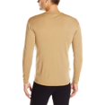 thumbnail image 2 of 100% Merino Wool Lightweight Mens Base Layer - Long Sleeve Crew Shirt Desert Sand Small, 2 of 3
