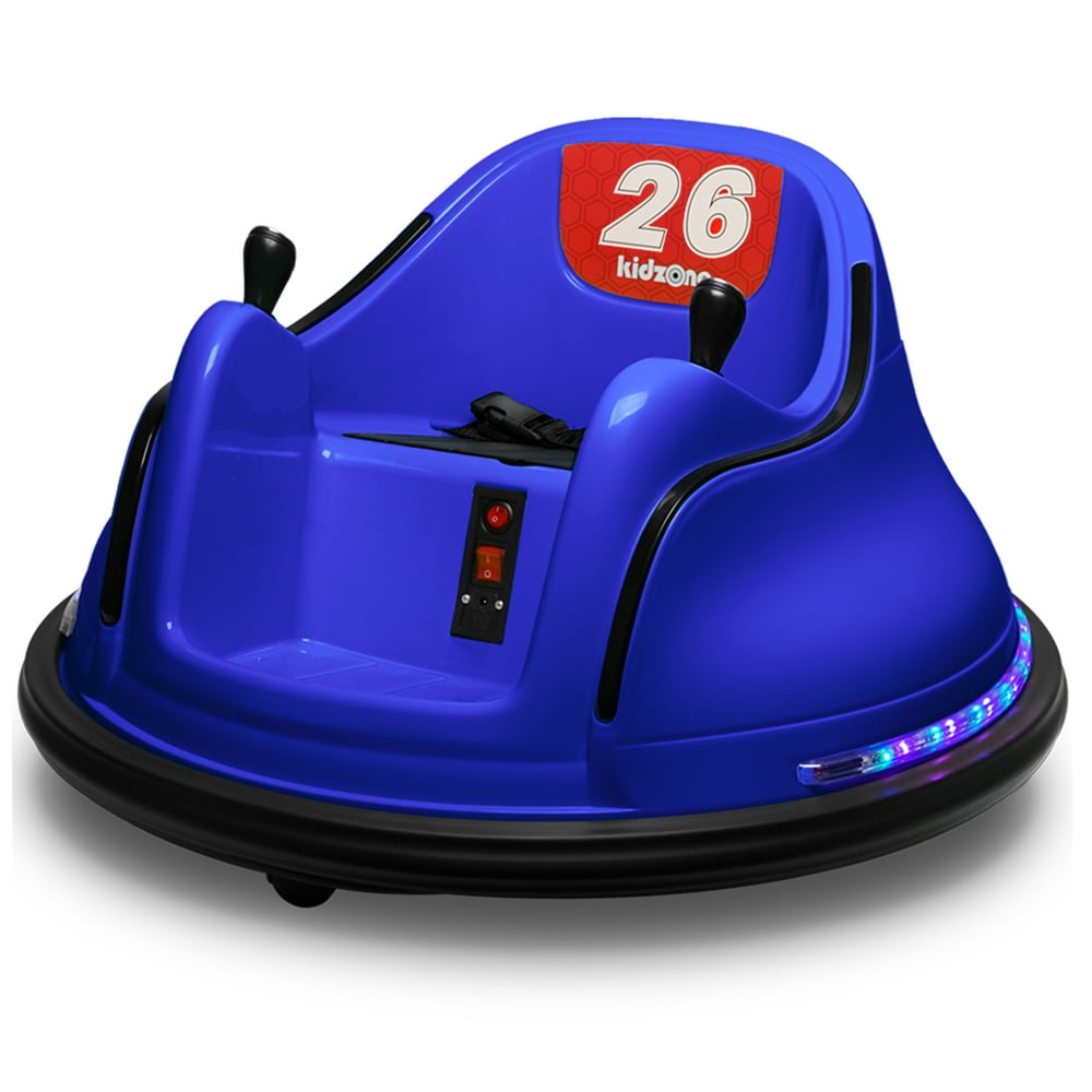 KidZone DIY Number Blue 6 V Bumper Car Powered RideOn