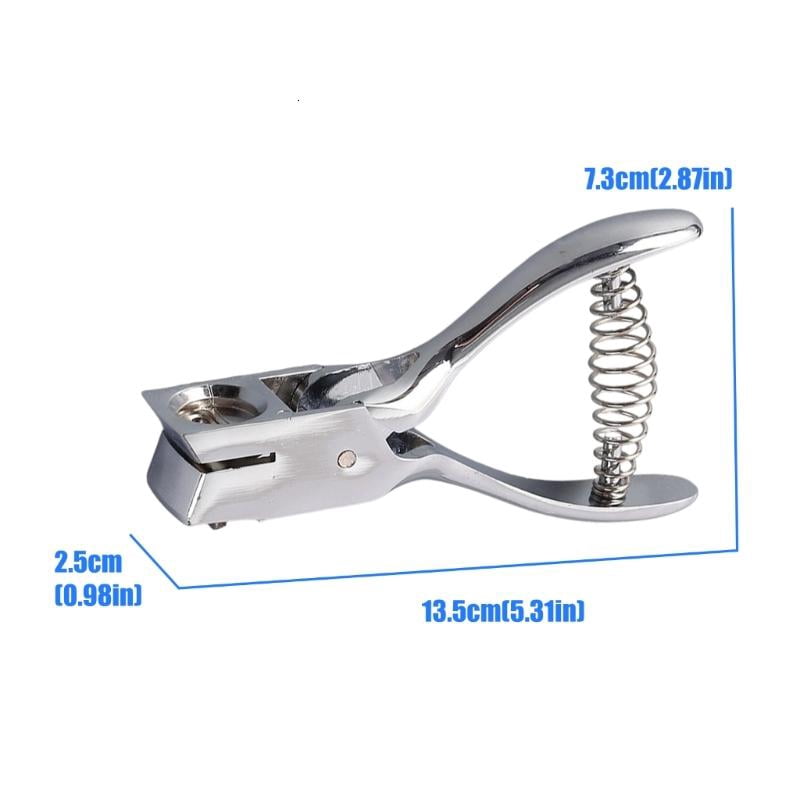 CEORPER Metal Oval Shaped Craft Hole Puncher Punch Tool For Smooth Accurate Cutting