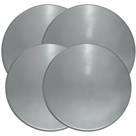 Stainless Steel Round Electric Kitchen Stove Range Top Burner Covers Set of (Best Electric Range Stove)