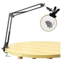 Embroidery Hoop Stand, Adjustable Folding Metal 360°Rotation CrossStitch for Needlepoint