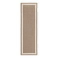 thumbnail image 4 of Unique Loom Decatur Collection Area Rug - Border (2' x 6' Runner Taupe/Ivory), 4 of 7