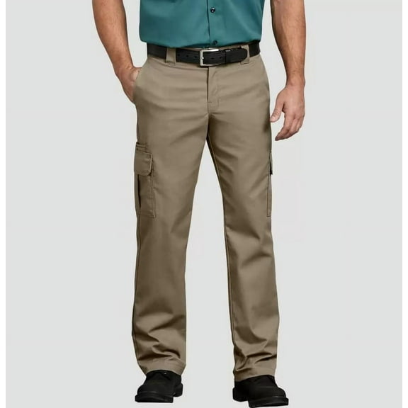 Dickies Men's Straight Cargo Pants - Desert Tan 34x32