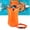 Orange, variant on Swim Buoy for Open Water Swimmers, Triathletes, Kayakers and Snorkelers, Highly Visible Buoy Float for Safe Swim Training