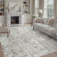 thumbnail image 3 of WIPONKEN 6x9 Area Rug for Living Room and Bedroom, Washable Modern Abstract Low-Pile Mat with Non-Slip Backing, 3 of 8