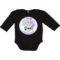 thumbnail image 3 of Inktastic Suicide Prevention- I Wear Teal and Purple for My Dad Boys or Girls Long Sleeve Baby Bodysuit, 3 of 5