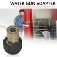 thumbnail image 3 of Pressure Washer Hose Connecter Adapters 1/4 3/8 Quick Connect To M22 14 15, 3 of 6