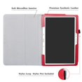 thumbnail image 3 of Labanema 10.5" Samsung Tab S 10.5 T800 Case, PU Leather Folio Stand Protective Case, Cover for 10.5" Samsung Tab S 10.5 T800 (Red), 3 of 7
