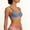 #0450-Blue, variant on Puyaiuu Women Striped Bow Wireless Sports Bra Soft Stretch Comfort Daily Active Underwear Pink 38 Gift