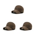 thumbnail image 3 of Jumpingount Gorra de béisbol cálida para otoño e invierno, sombrero portátil con hebilla ajustable, sombreros deportivos para mantener el calor Type1 NO1, 3 of 6