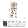 thumbnail image 3 of Men's pajama pants with vintage camper van and mountain scene print， soft home pajama pants， casual and comfortable loose fit pajama pants， elastic waistband, 3 of 10