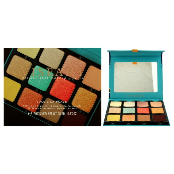 Paleta de sombras de ojos - Soleil La Plage de Viseart Paris para mujeres - Sombra de ojos de 0,63 oz