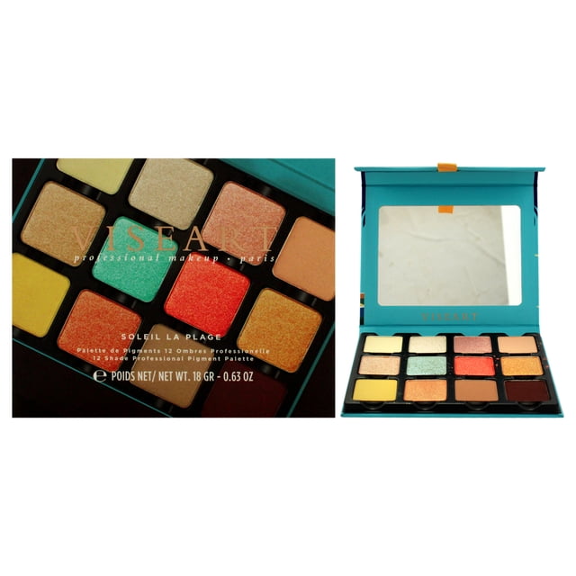 Paleta de sombras de ojos - Soleil La Plage de Viseart Paris para mujeres - Sombra de ojos de 0,63 oz