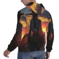 thumbnail image 6 of Xecao Sunset Western Cowgirl Pattern Men's Adult Pullover Hoodie,Hooded Sweatshirt-XX-Large, 6 of 7