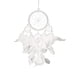 thumbnail image 1 of Colgante grande con plumas, estilo boho, tejido indio, ideal para decorar el dormitorio, fiestas o habitaciones de estudiantes. blanco, 1 of 7
